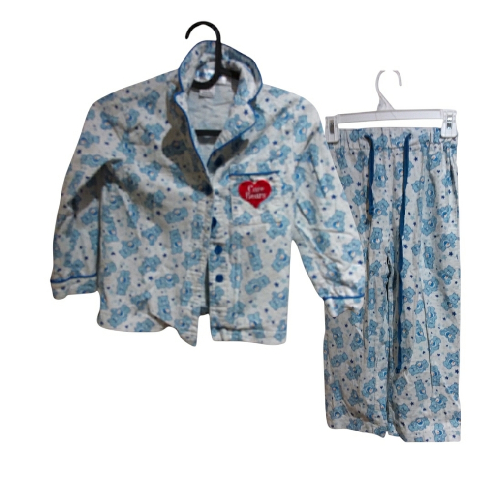 CARE BEARS Girls Cotton Flannel PJ's